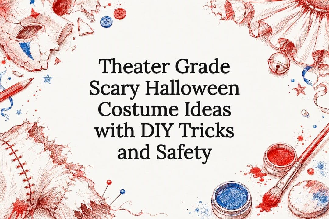 Theater Grade Scary Halloween Costume Ideas with DIY Tricks and Safety