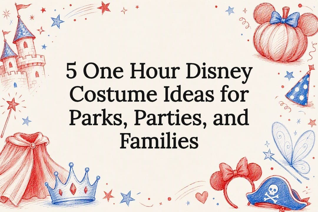 5 One Hour Disney Costume Ideas for Parks, Parties, and Families