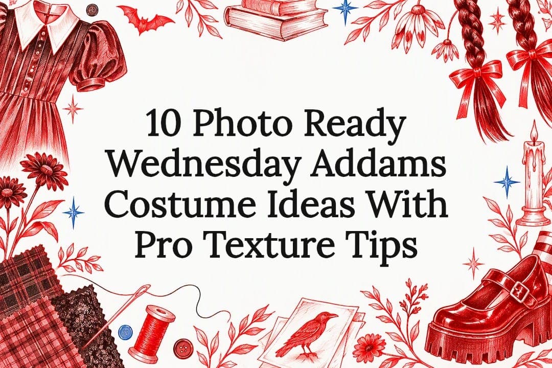 10 Photo Ready Wednesday Addams Costume Ideas With Pro Texture Tips