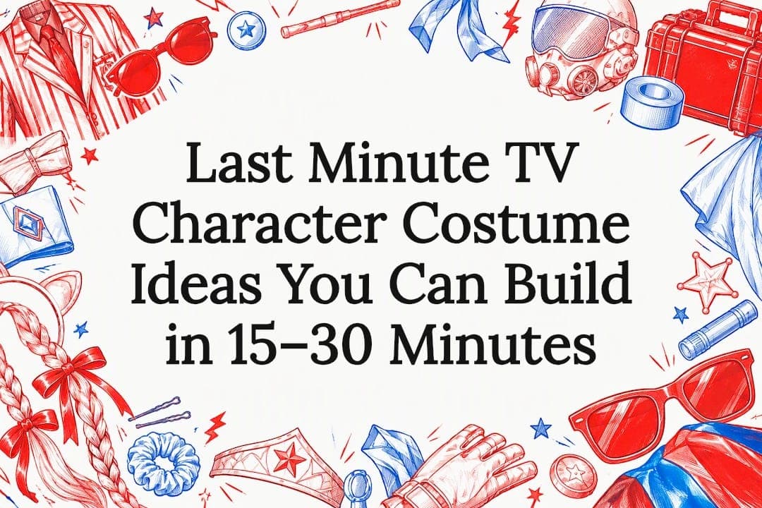 Last Minute TV Character Costume Ideas You Can Build in 15–30 Minutes