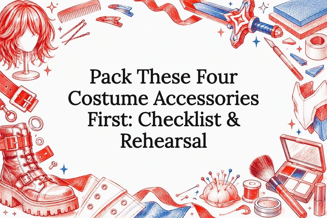 Pack These Four Costume Accessories First: Checklist & Rehearsal