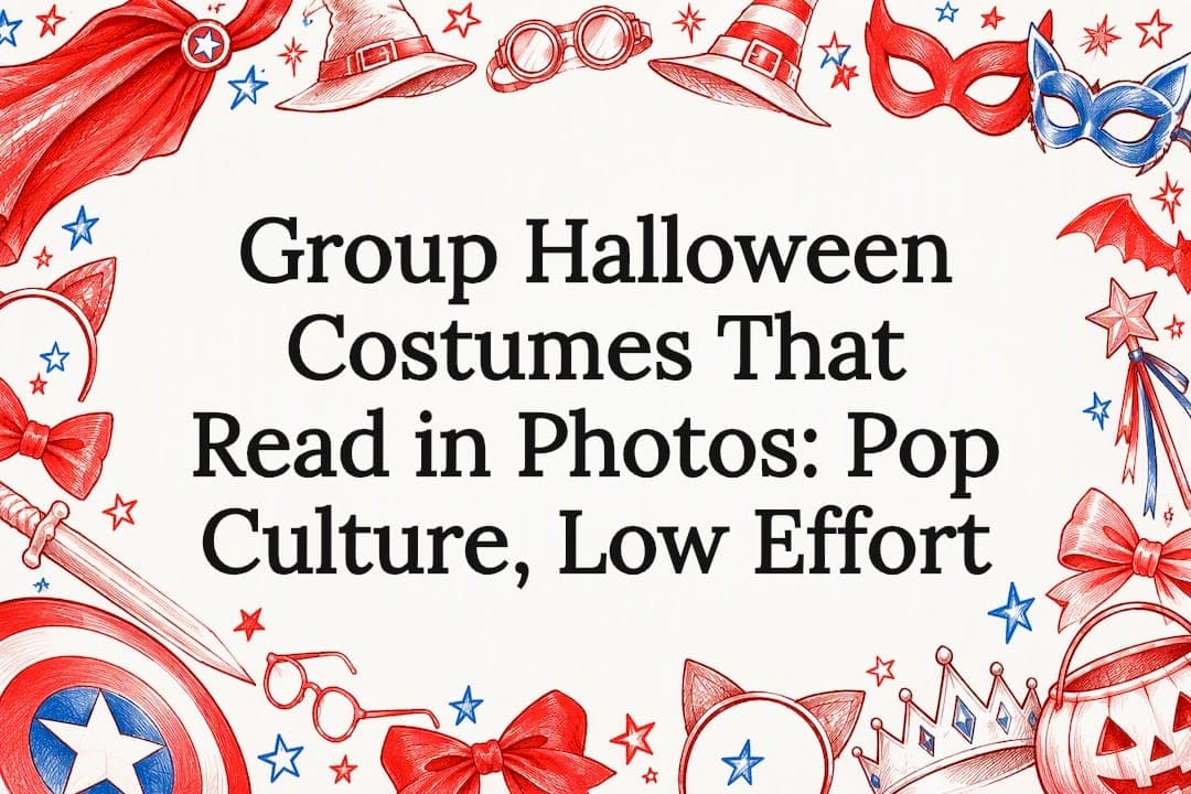 Group Halloween Costumes That Read in Photos: Pop Culture, Low Effort