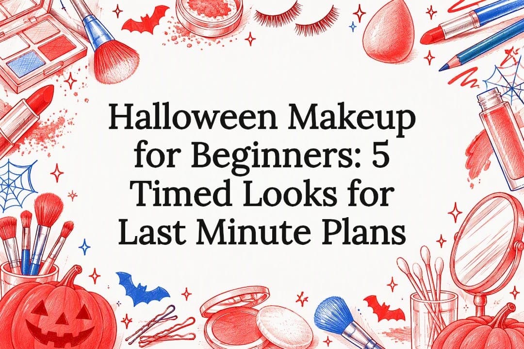 Halloween Makeup for Beginners: 5 Timed Looks for Last Minute Plans