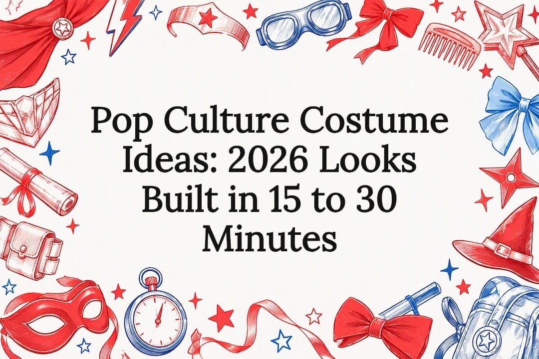 Pop Culture Costume Ideas: 2026 Looks Built in 15 to 30 Minutes