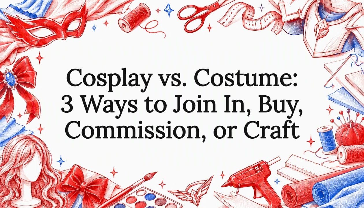 Cosplay vs. Costume: 3 Ways to Join In, Buy, Commission, or Craft